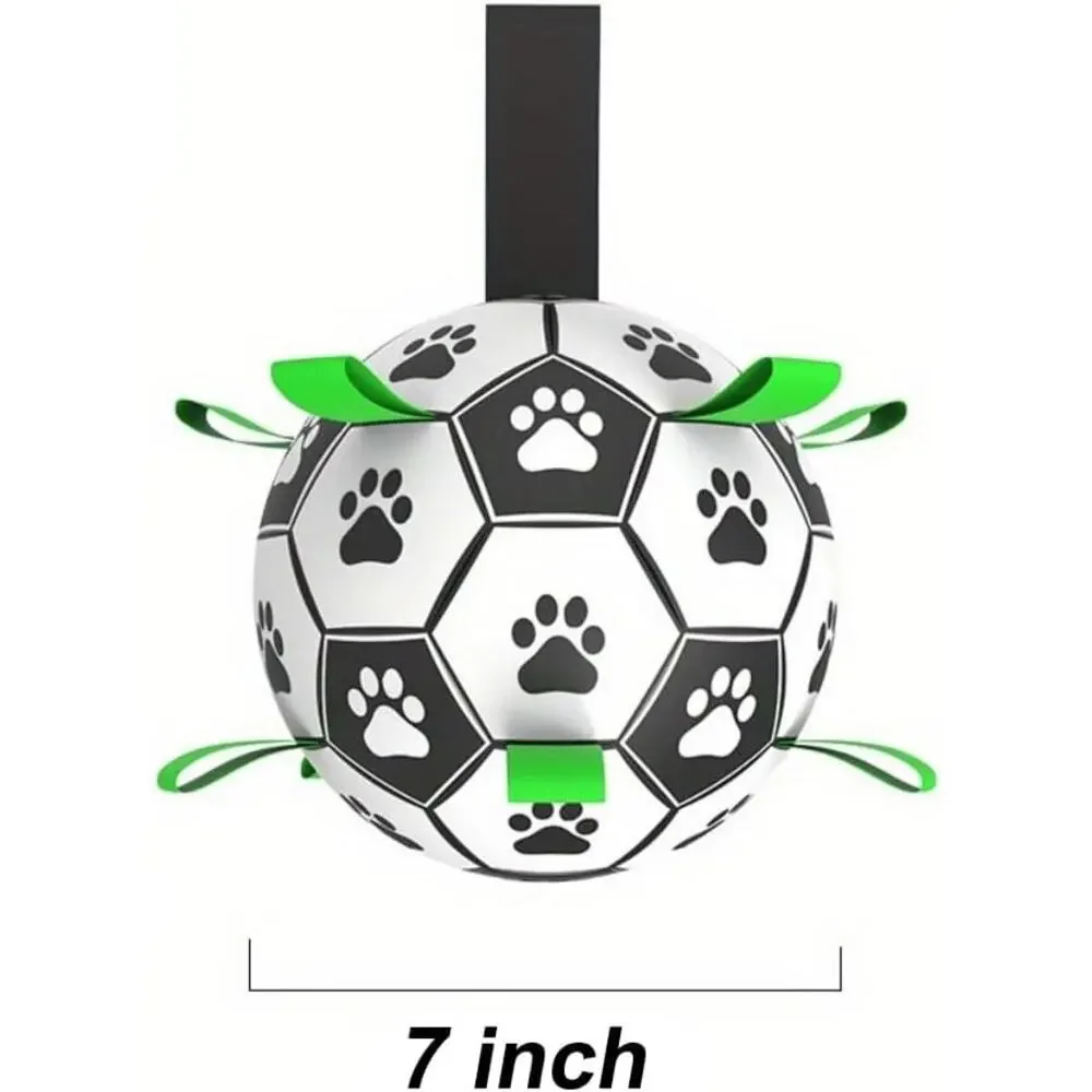 Dog Soccer Ball with Straps,